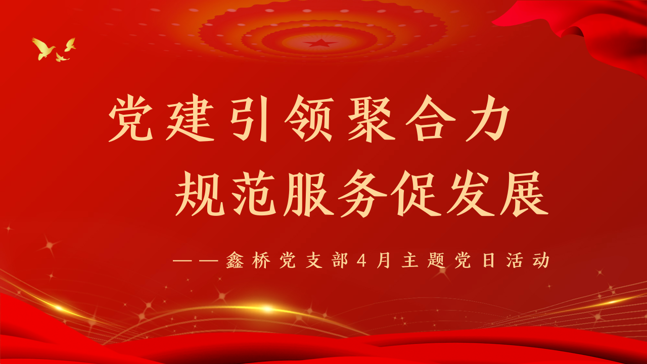 党建引领聚合力 规范服务促发展——鑫桥集团召开4月主题党日活动(图8)
